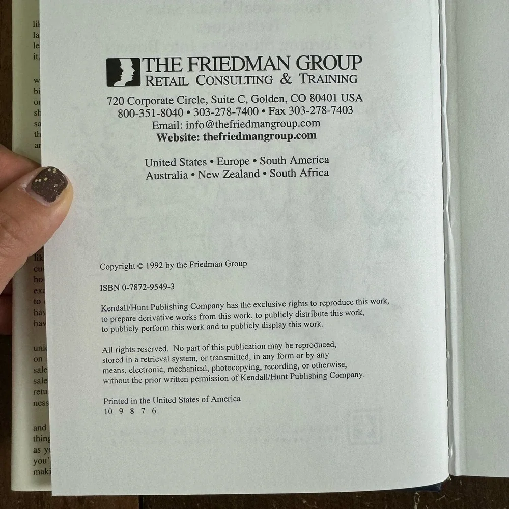 No Thanks, I'm Just Looking 1992‎ Harry Friedman Brick & Mortar Sales Marketing